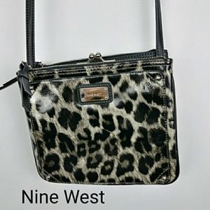 Nine West Leopard Print Crossbody Bag